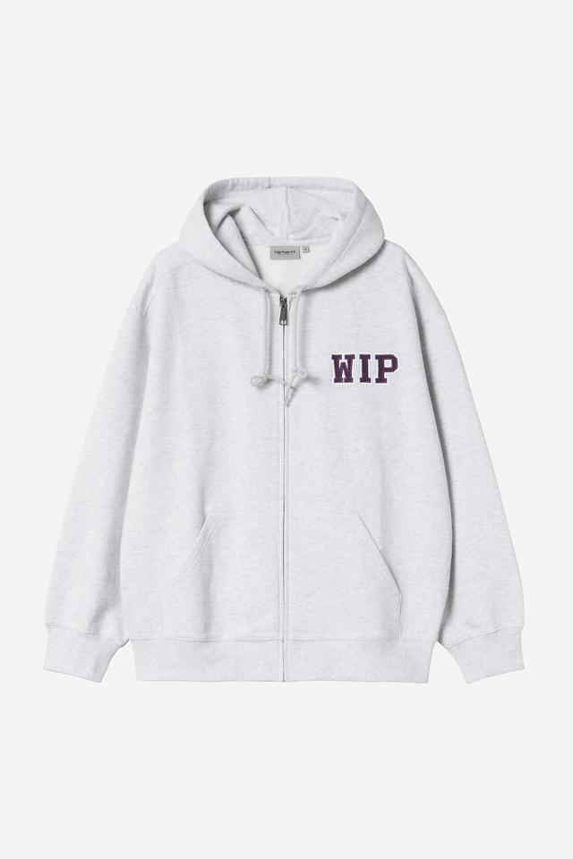 Hooded Mini Wip Sweat Jacket Ash Heather / Stone Washed