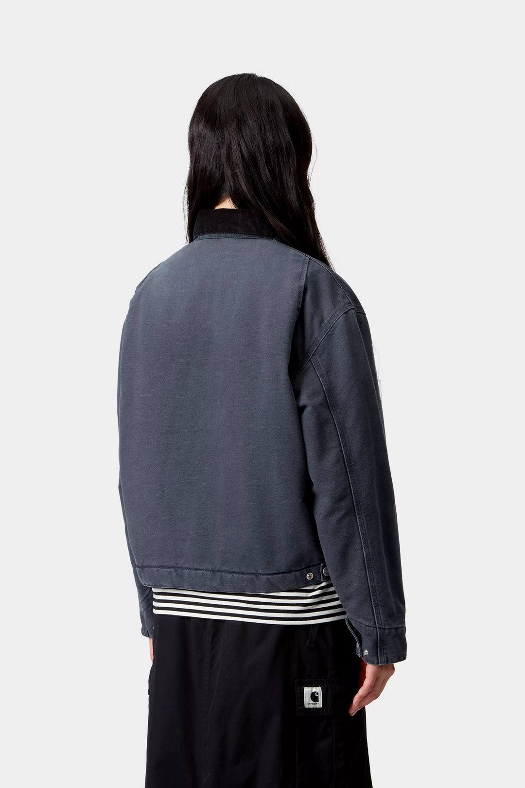 W' Og Detroit Jacket Dark Navy / Black / Stone Canvas