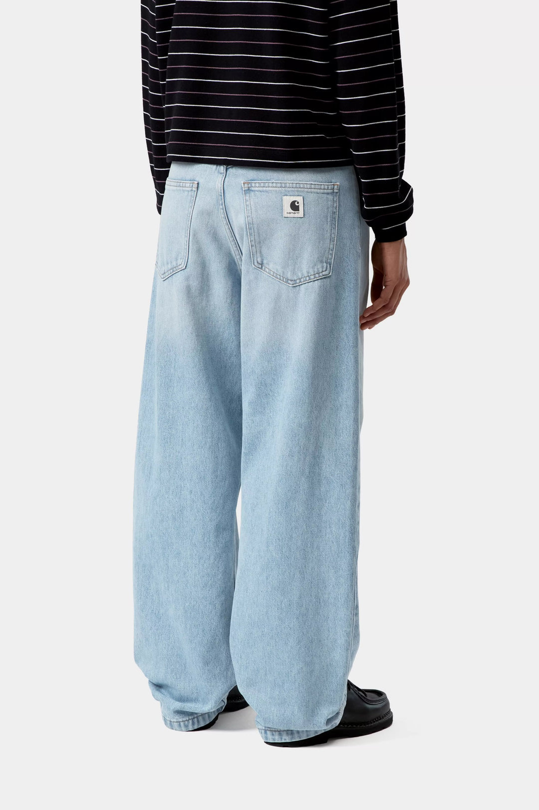 W' Brandon Pant Blue, Heavy Worn Bleached - The Road 1380