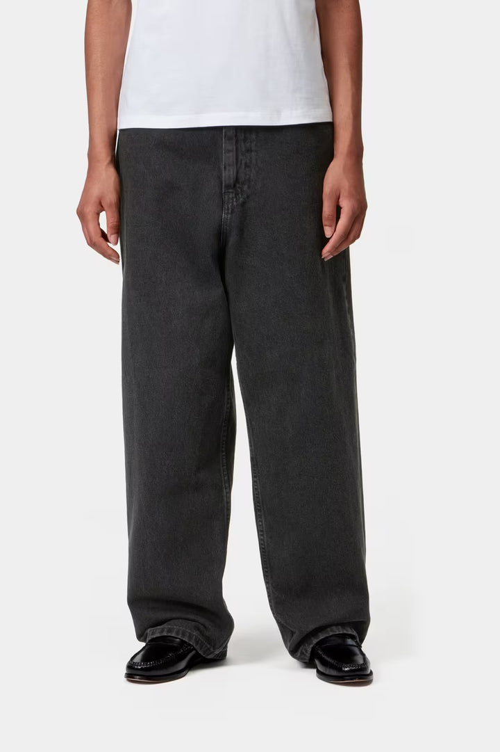 W' Brandon Pant Black Stone Washed