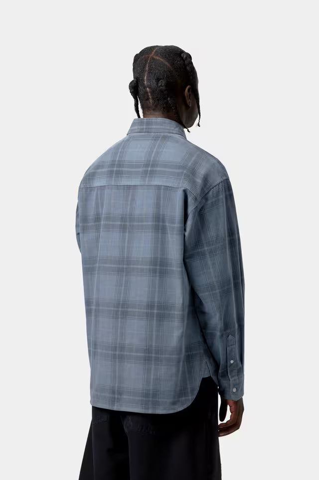L/S Wilber Shirt Wilber Check, Velvet Blue