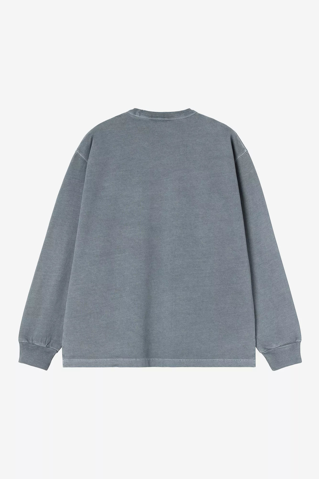 W' L/S Torion T-shirt Office Blue, Grind Wash