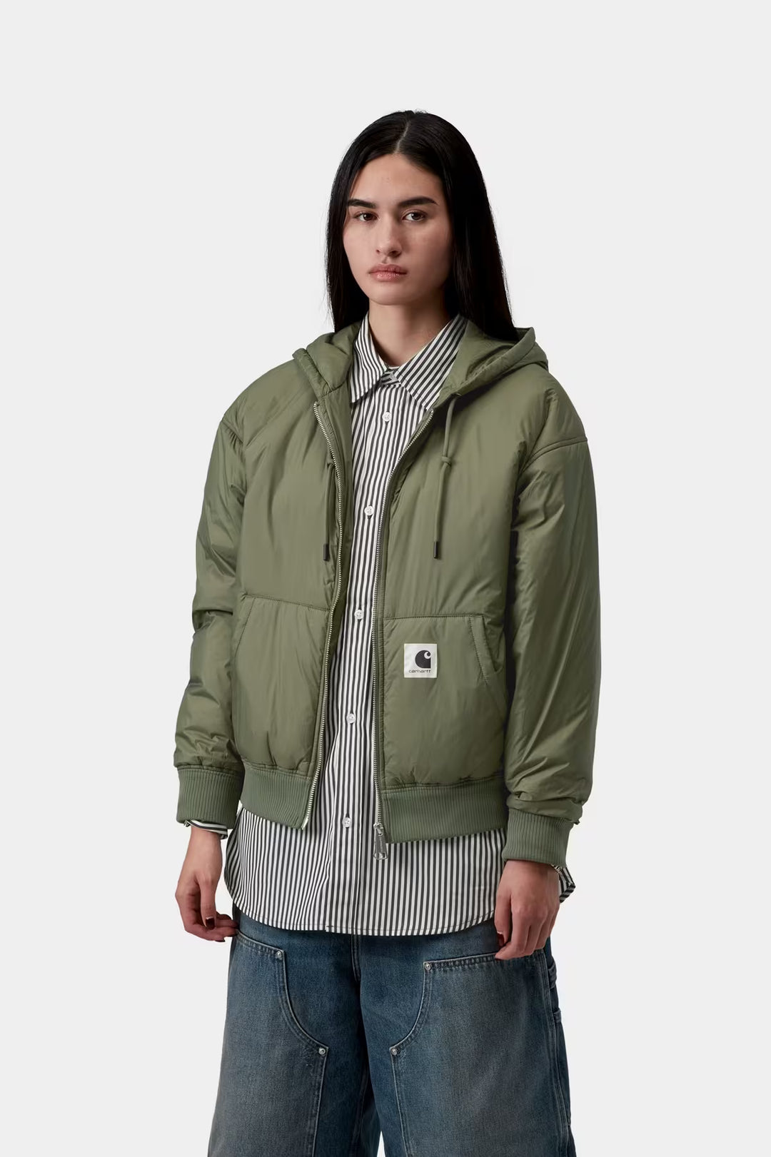 W' Hooded Gadd Jacket Dollar Green