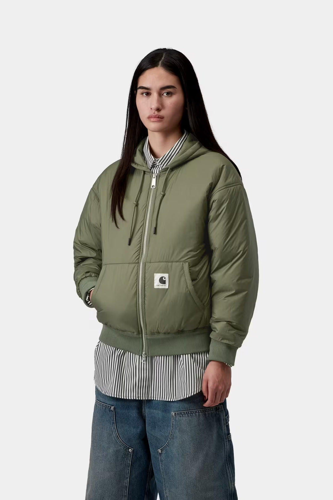 W' Hooded Gadd Jacket Dollar Green