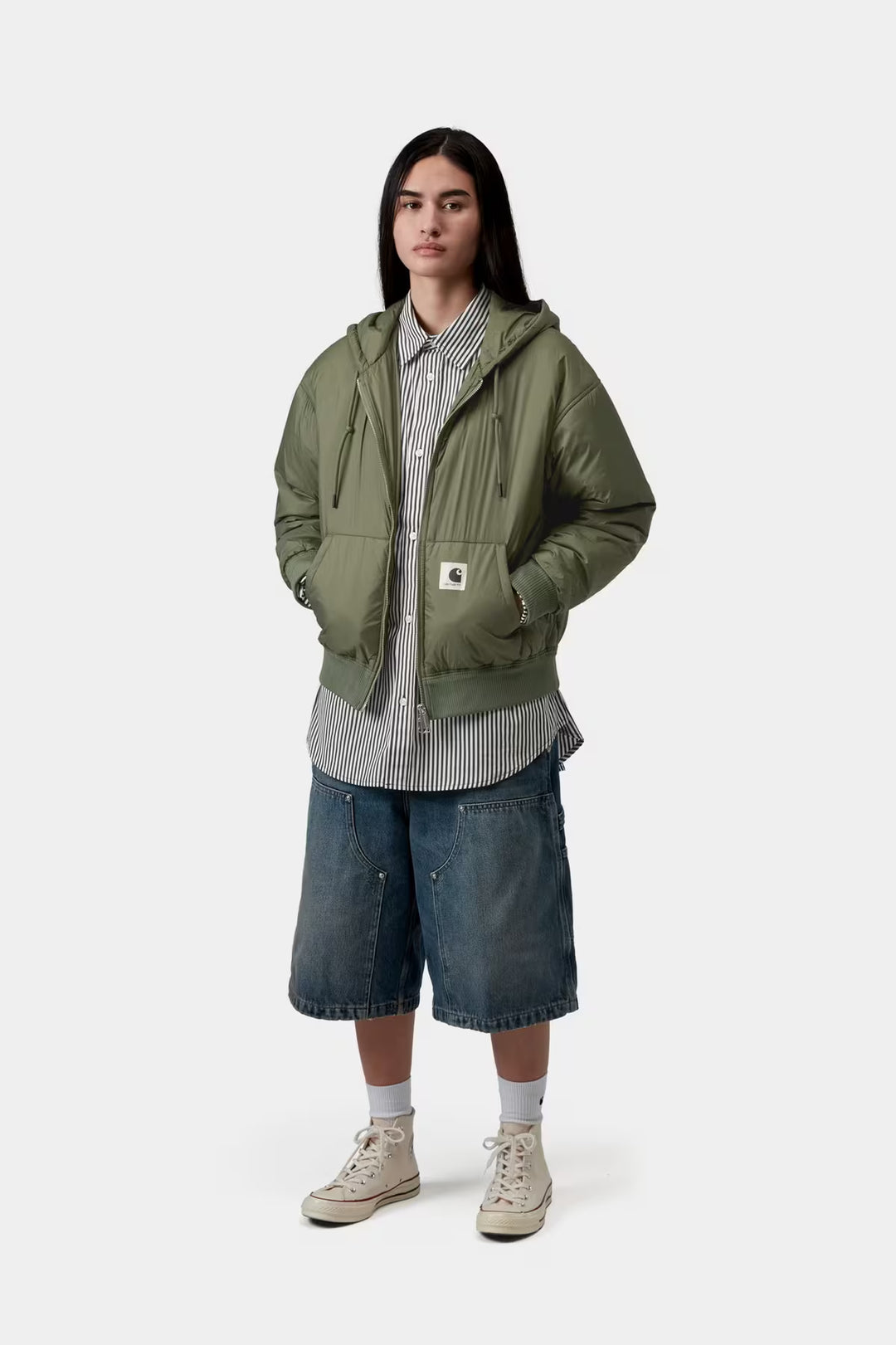 W' Hooded Gadd Jacket Dollar Green