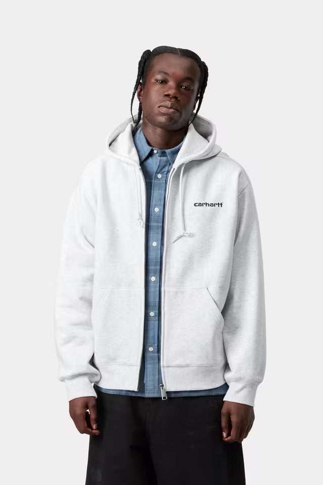 Hooded Archive Lines Jacket Ash Heather