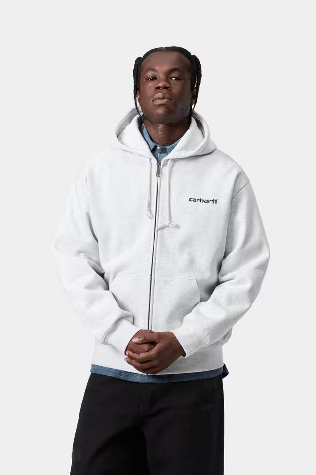 Hooded Archive Lines Jacket Ash Heather