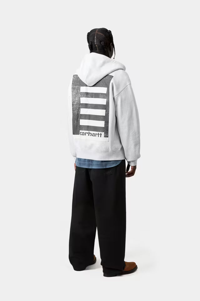 Hooded Archive Lines Jacket Ash Heather