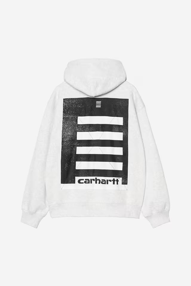 Hooded Archive Lines Jacket Ash Heather