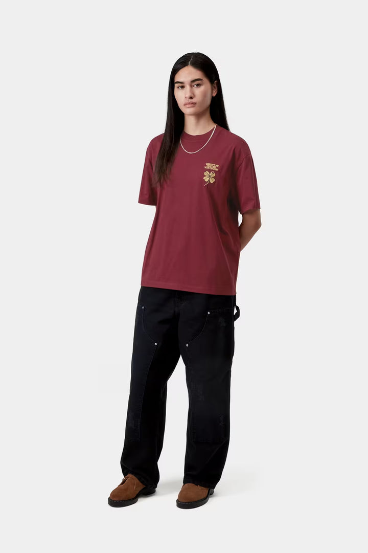 W' S/S Clover T-shirt Marsala