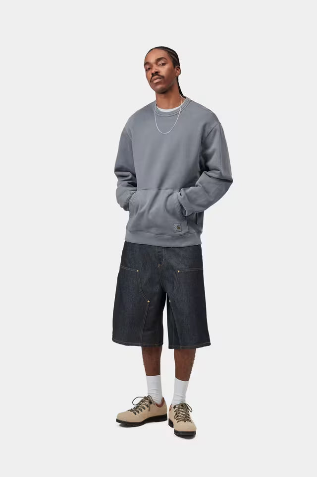 Torion Sweat Office Blue, Grind Wash