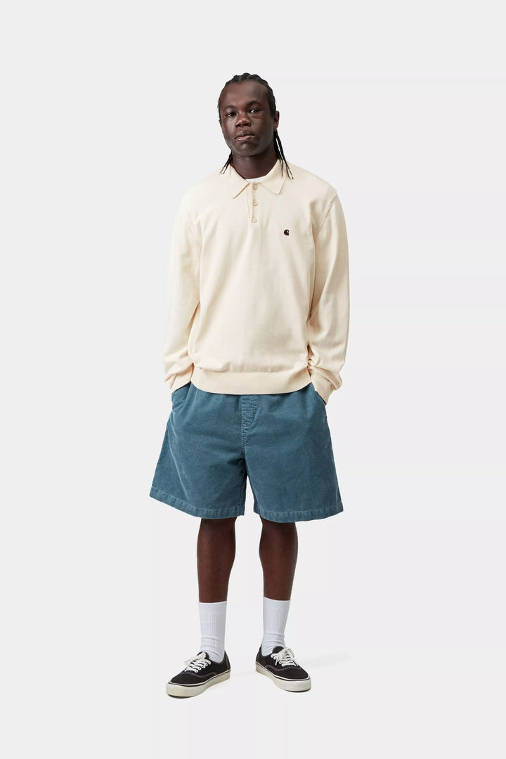 L/S Madison Polo Cinnerus / Black - The Road 1380