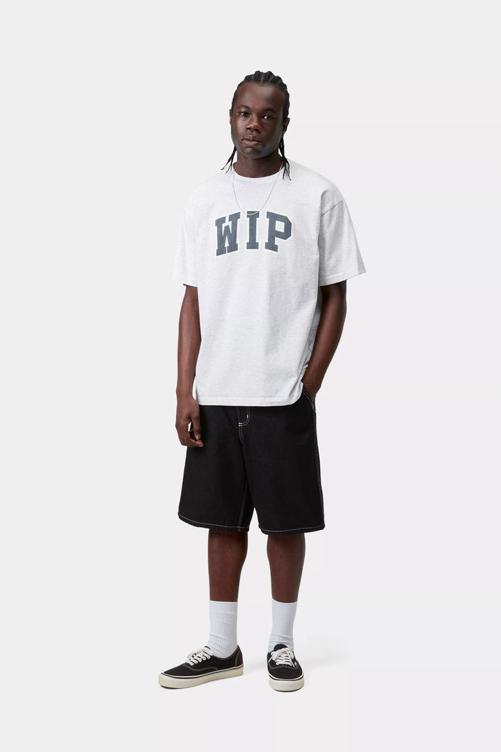 S/S Wip Iii T-shirt Ash Heather / Heavy Stone Wash - The Road 1380