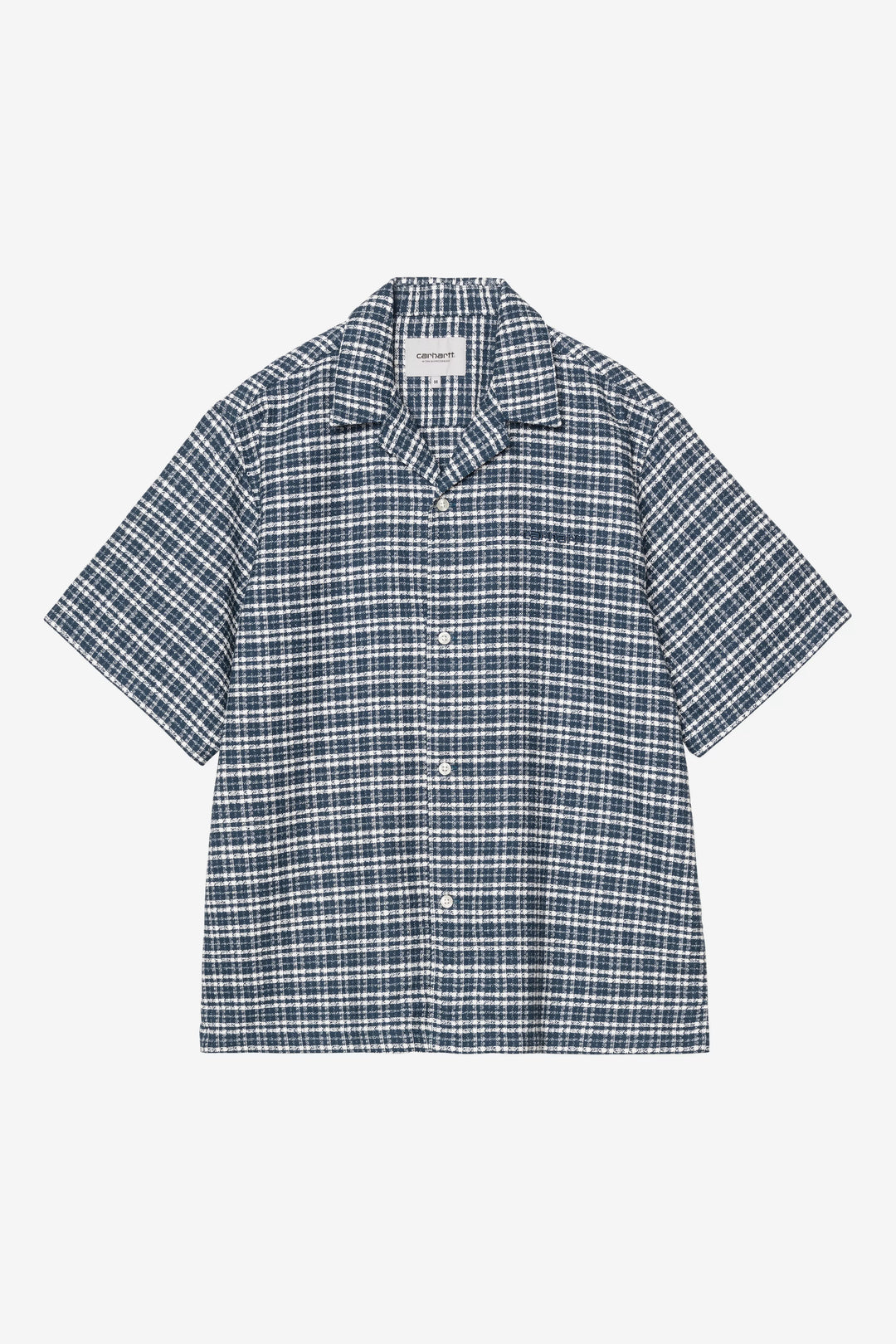 S/S Kander Shirt Kander Check, Blue River - The Road 1380