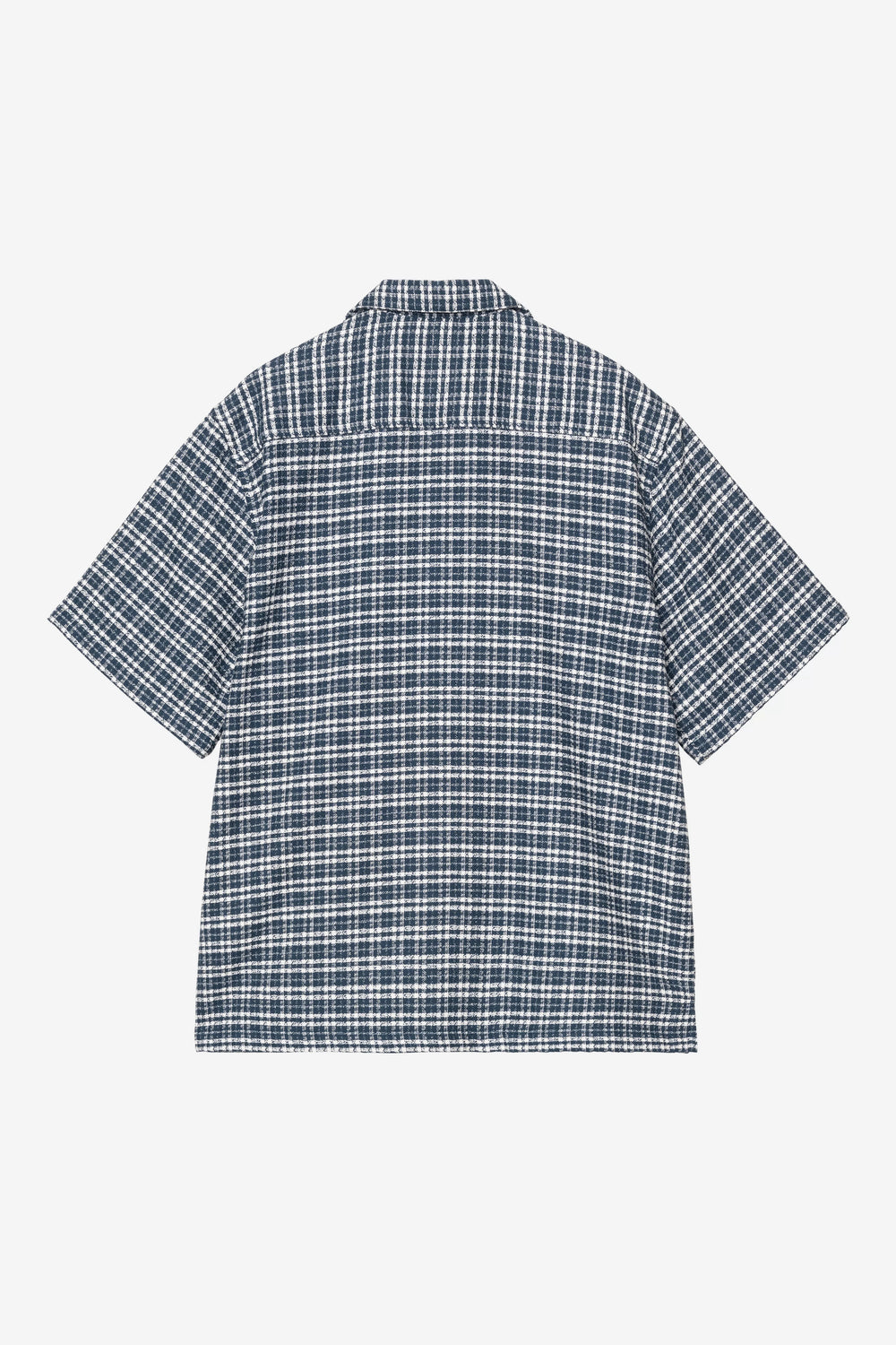S/S Kander Shirt Kander Check, Blue River - The Road 1380