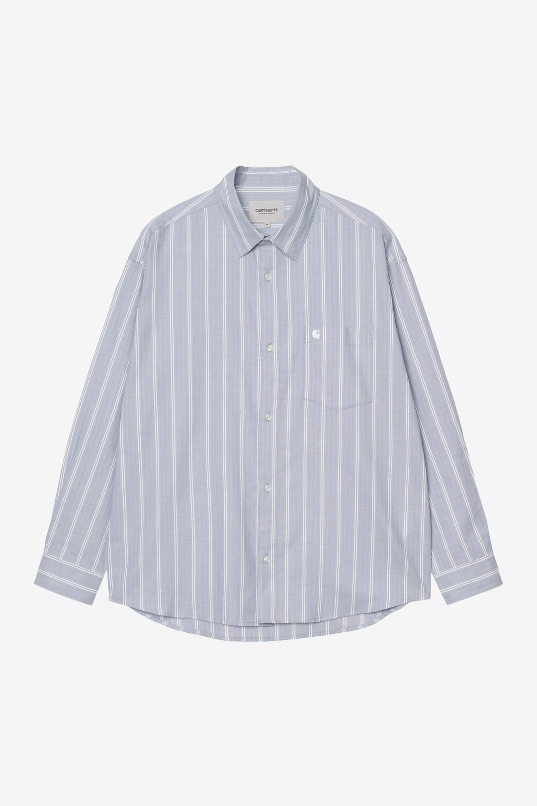 L/S Beale Shirt Beale Stripe, Gentle Blue / White - The Road 1380