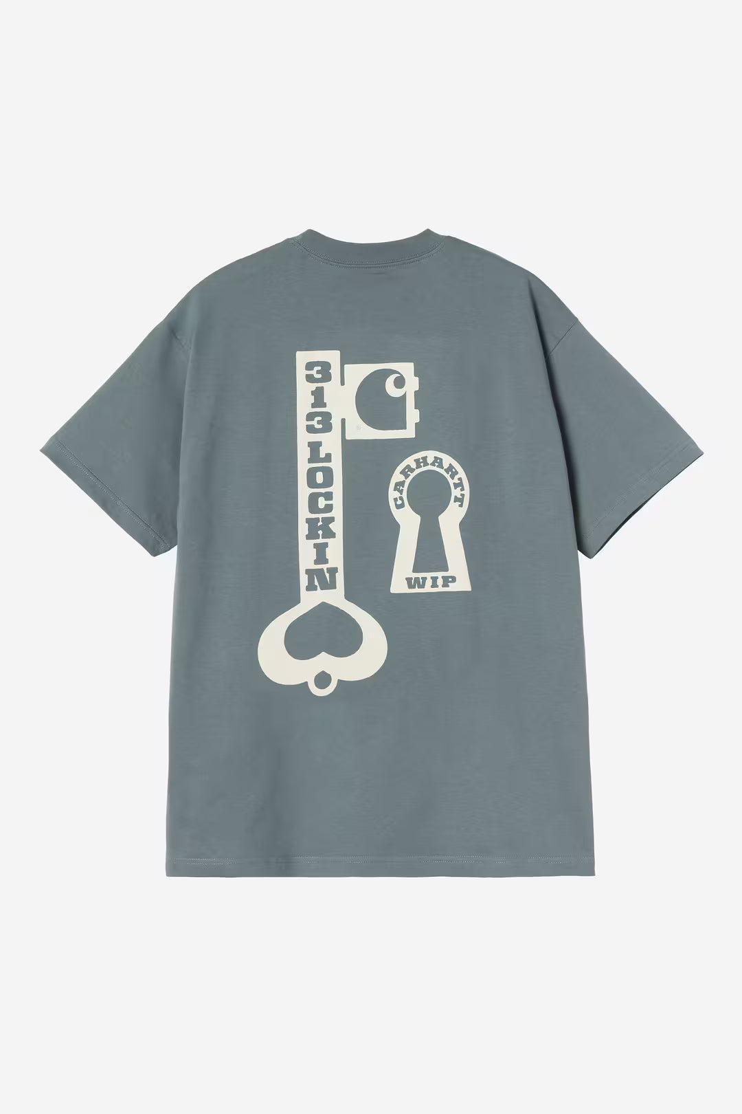 S/S Locked T-shirt Cozy Blue