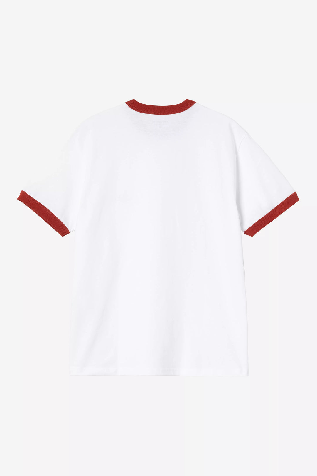 S/S Ip Ringer T-shirt White / Red / Red