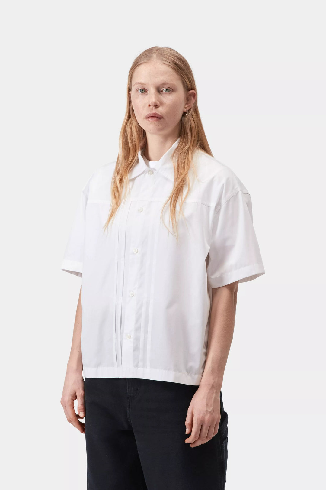 W' S/S Belmont Shirt White - The Road 1380
