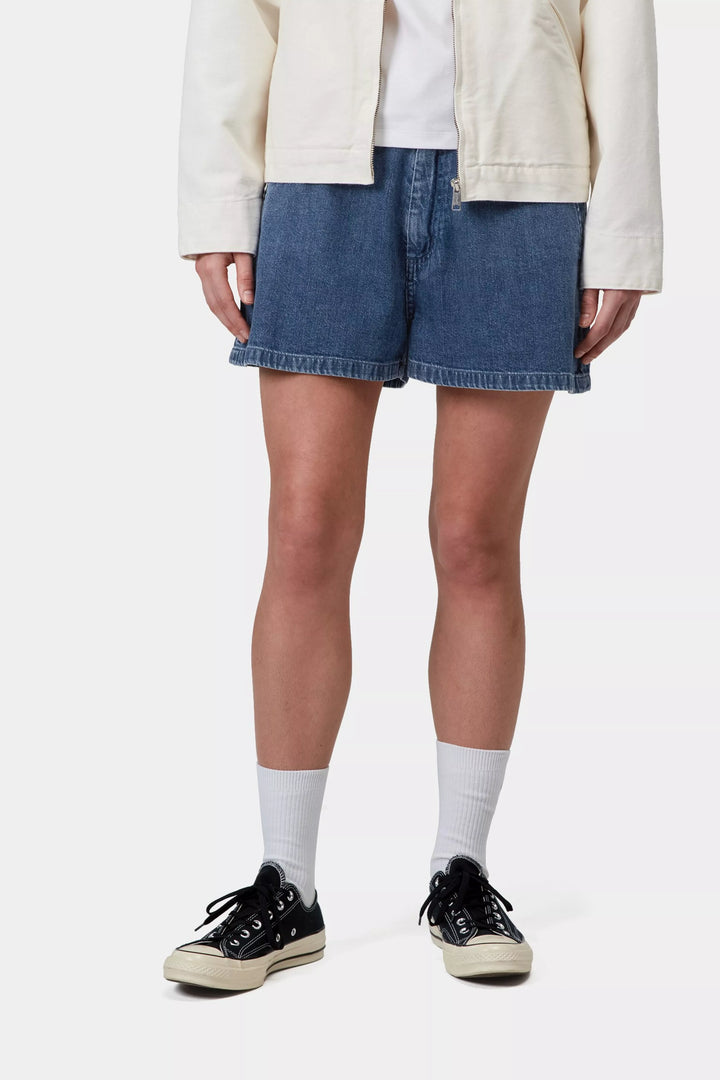 W' Lova Short Blue Stone Washed - The Road 1380