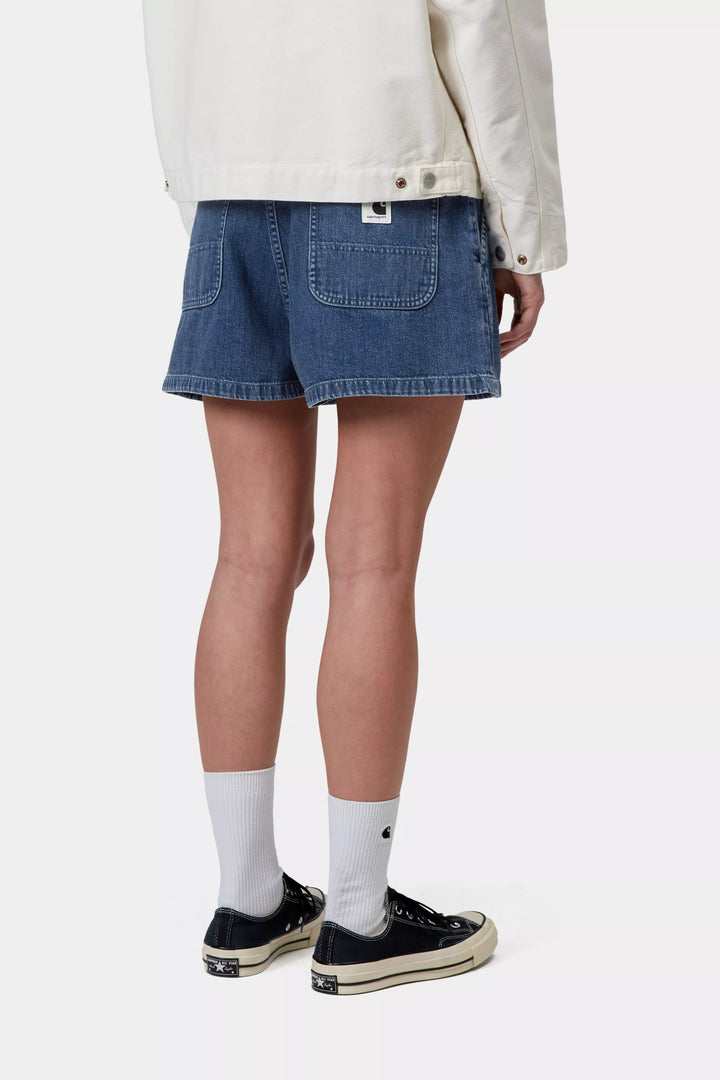 W' Lova Short Blue Stone Washed - The Road 1380