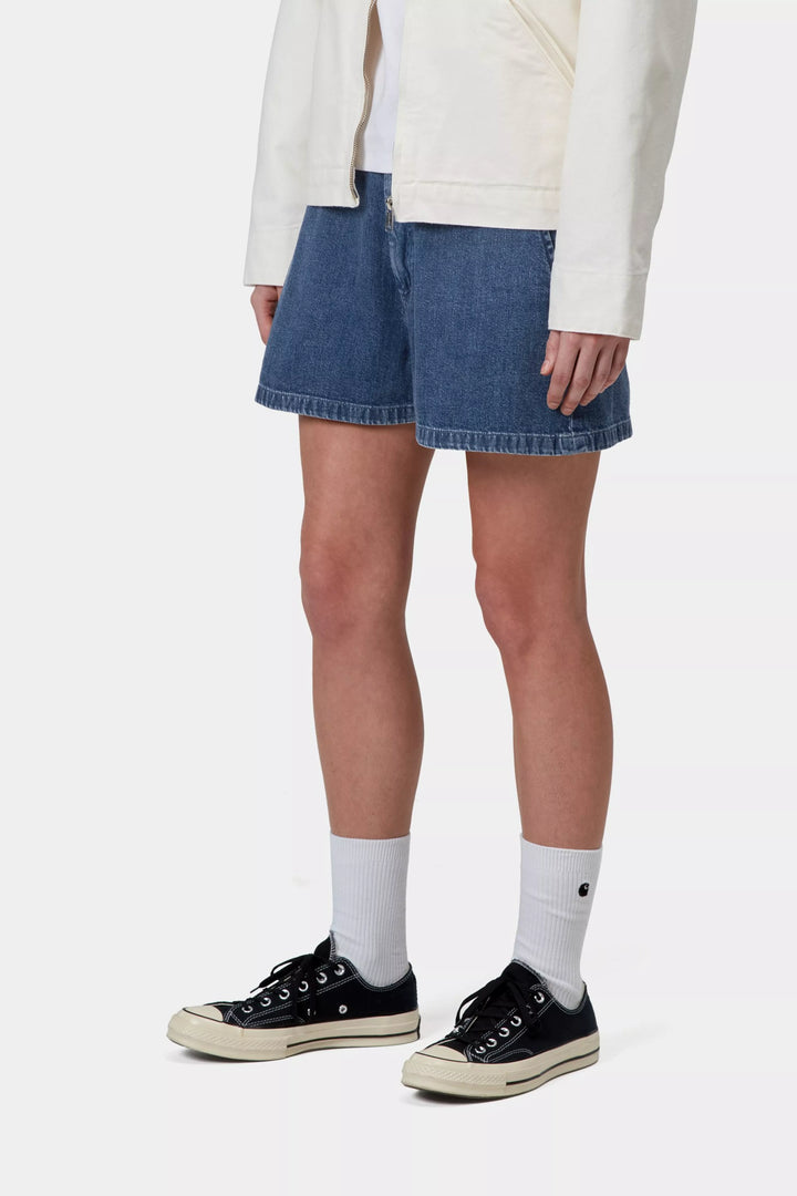W' Lova Short Blue Stone Washed - The Road 1380
