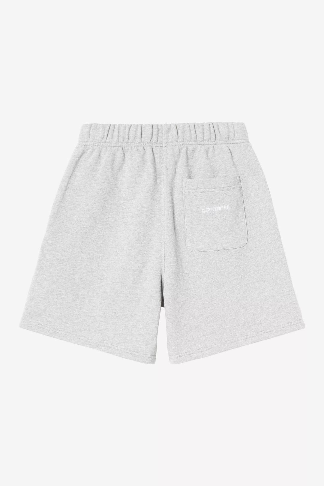 W' Brenta Sweat Short Ash Heather / White, Heavy Stone Wash - The Road 1380