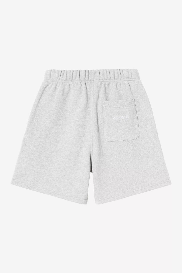 W' Brenta Sweat Short Ash Heather / White, Heavy Stone Wash - The Road 1380