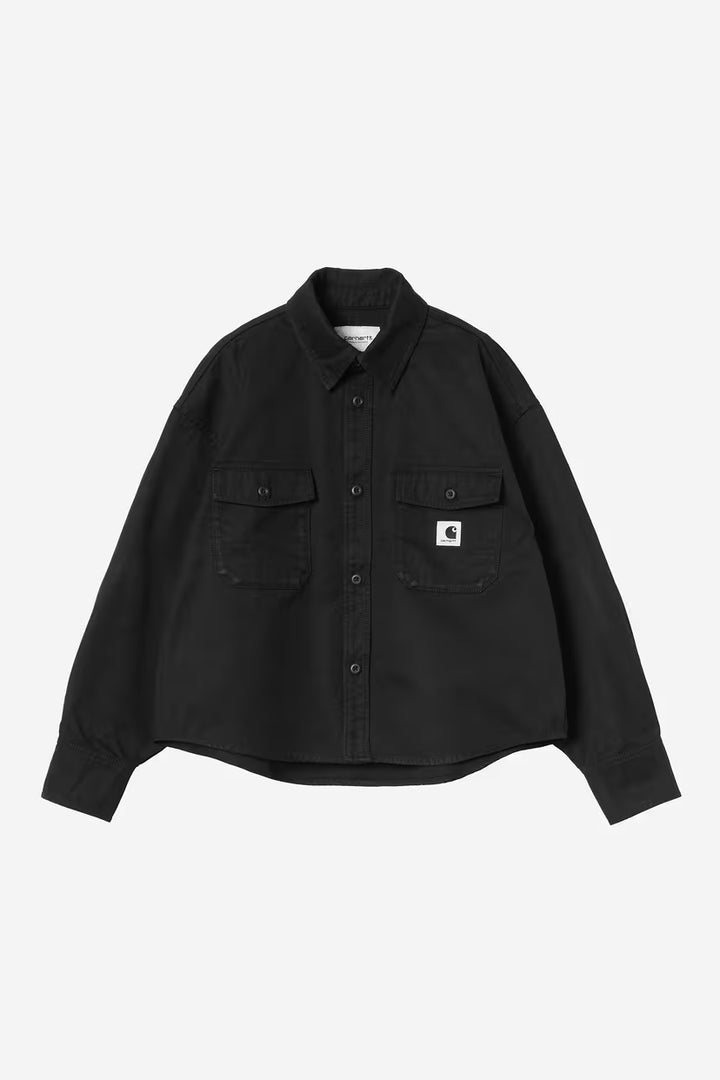 W' Kelly Shirt Jac Black Rinsed