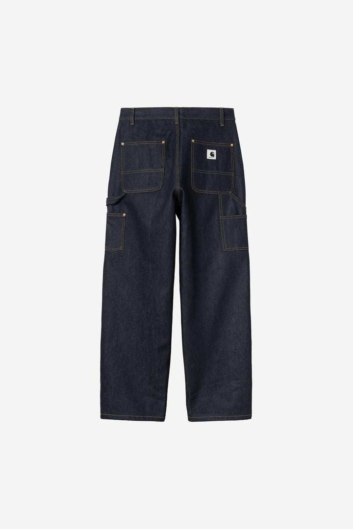 W' Brandon Double Knee Pant Blue Rigid