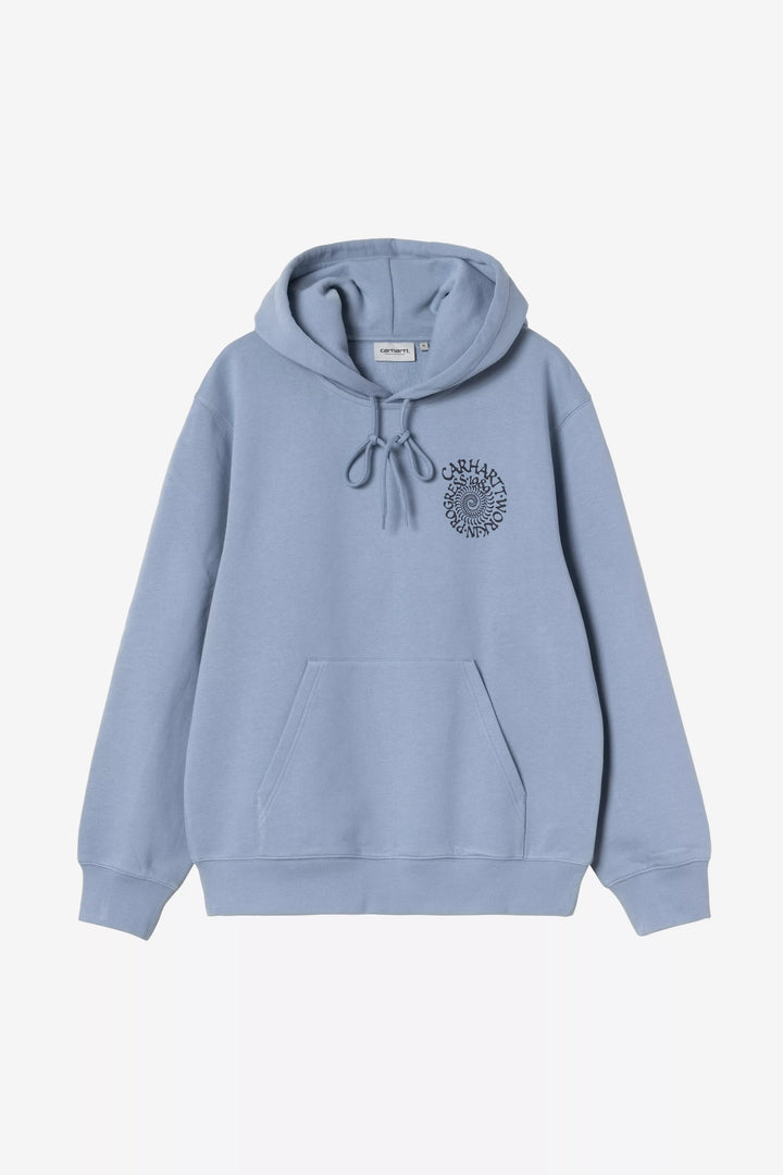Hooded Spiral Sweat Gentle Blue - The Road 1380