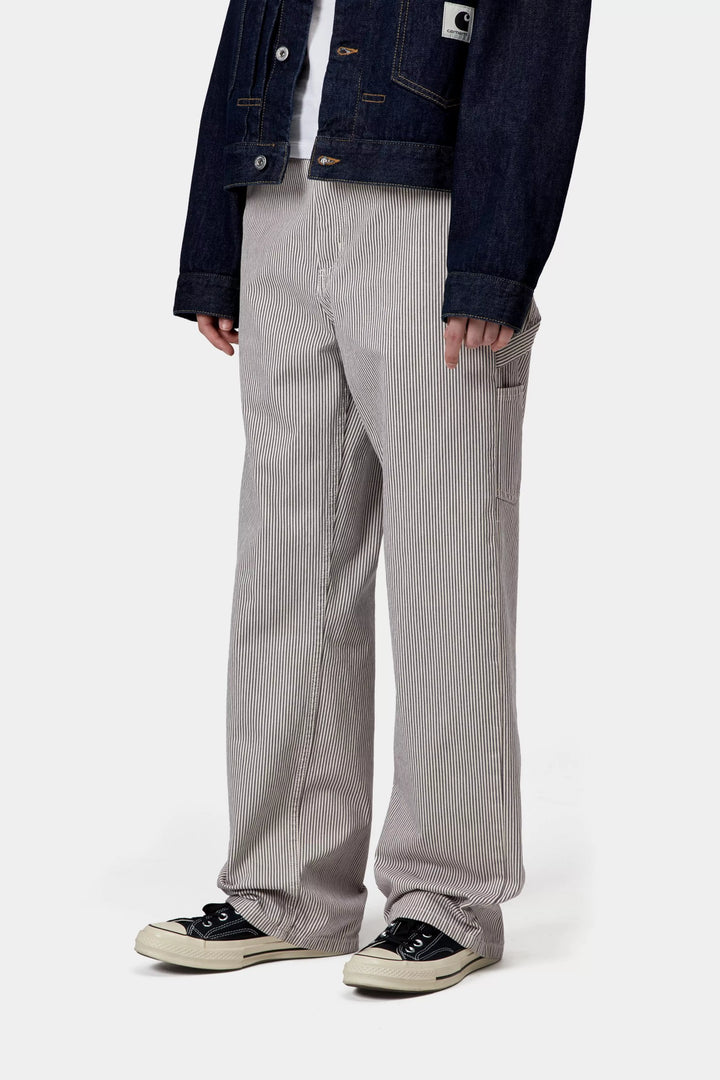 W' Mercer Pant Mercer Stripe, Graphite / Wax, Stone - The Road 1380