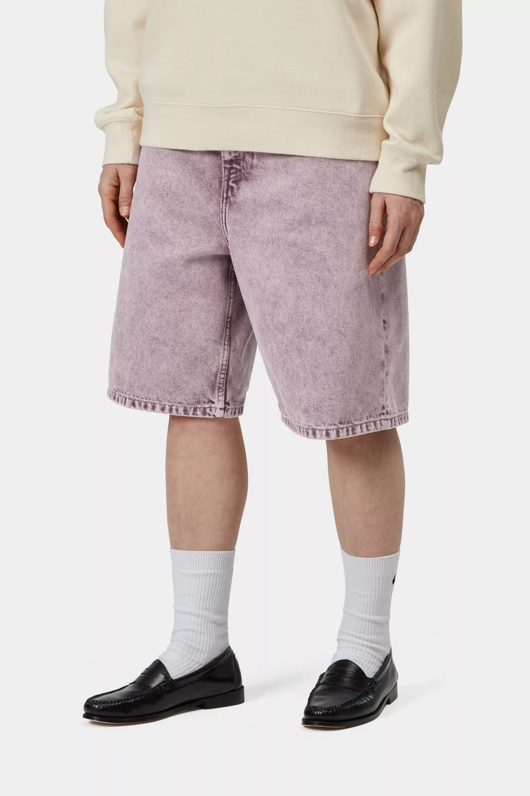 W' Brandon Short Cozy Purple, Chalk Wash - The Road 1380