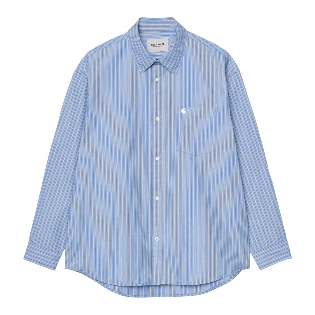 L/S Keene Shirt Keene Stripe, Curacao