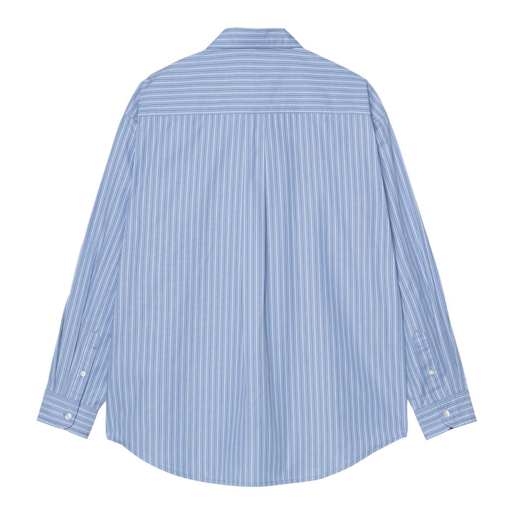 L/S Keene Shirt Keene Stripe, Curacao