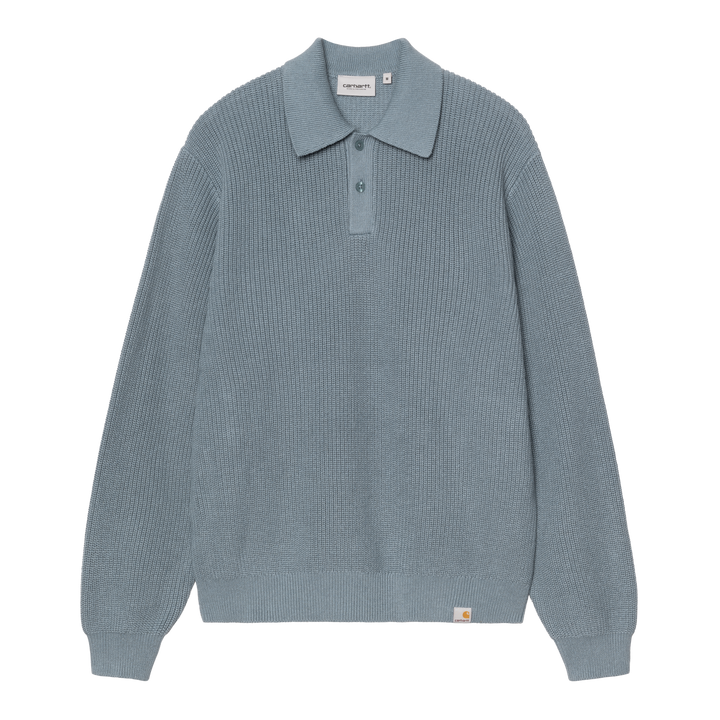 L/S Miles Polo Shady Blue