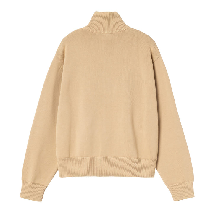 W' Kori Sweater Jacket Dusty H Brown Garment Dyed