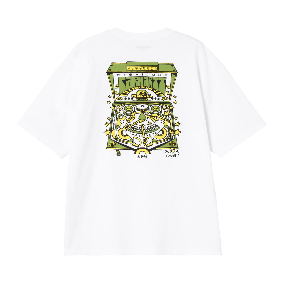 S/S Pinball T-shirt White
