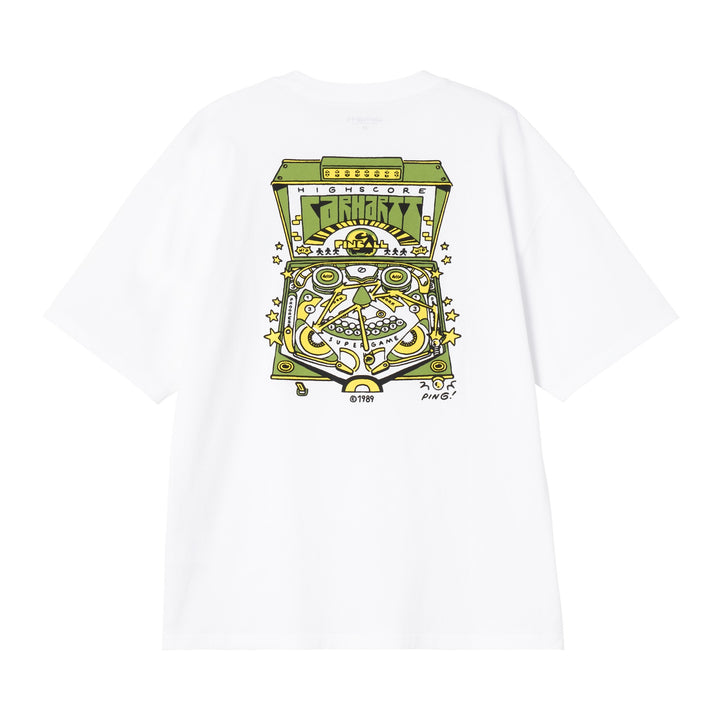 S/S Pinball T-shirt White