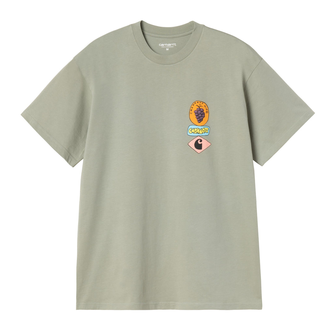 S/S Stacked Grapes T-shirt Shady Green