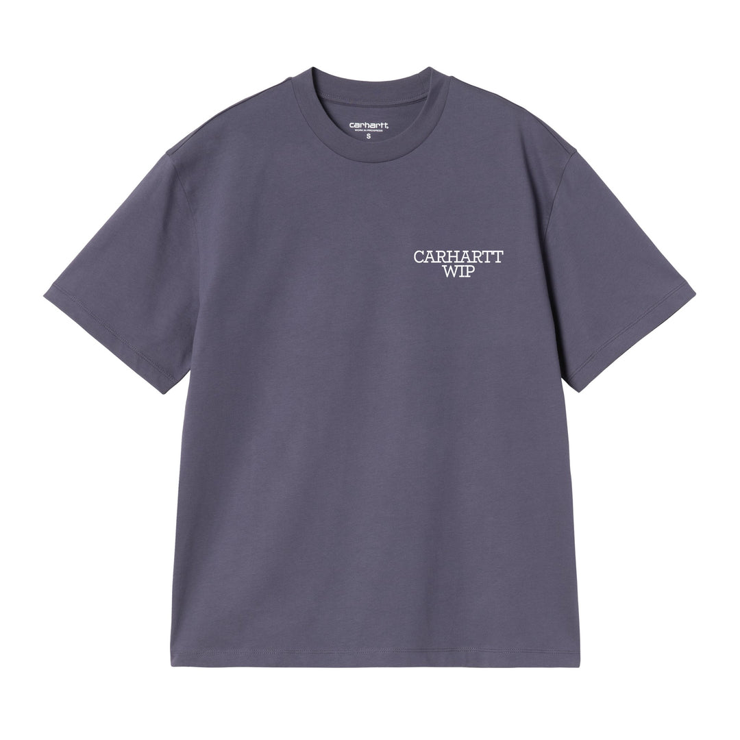 W' S/S Hugging Cats T-shirt Shady Purple