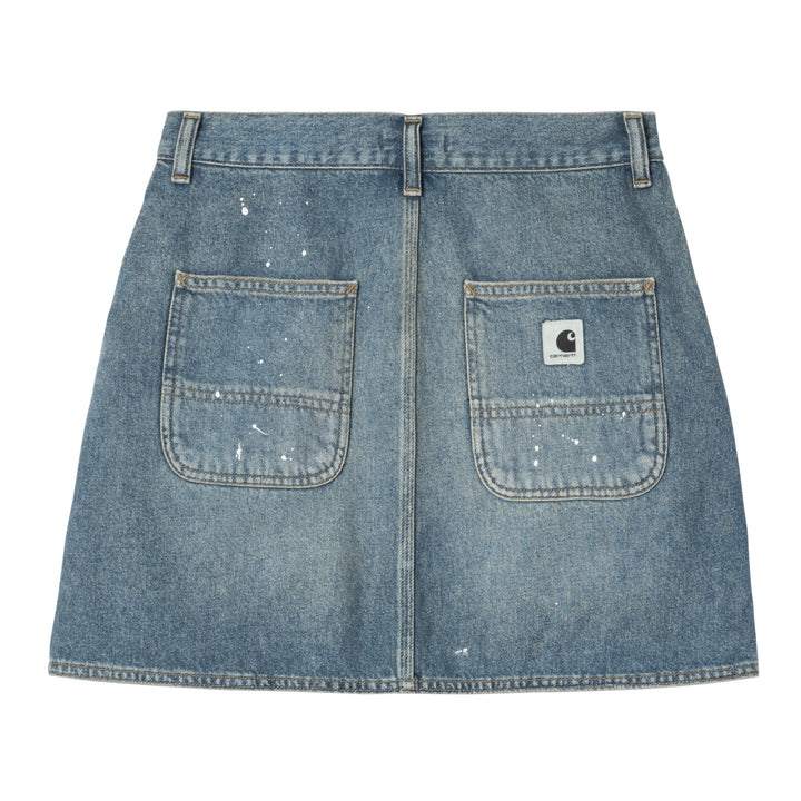 W' Maeve Double Knee Skirt Blue / Destroy Wash, Splatter