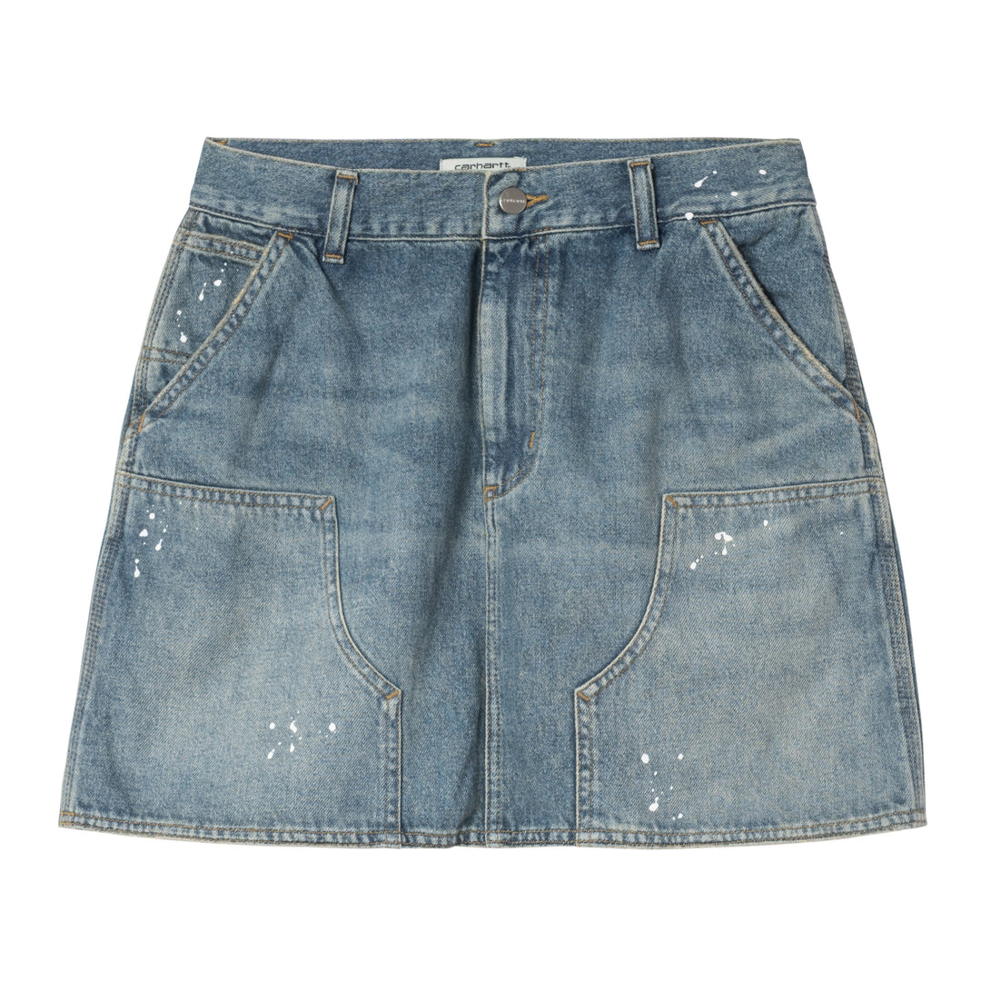 W' Maeve Double Knee Skirt Blue / Destroy Wash, Splatter