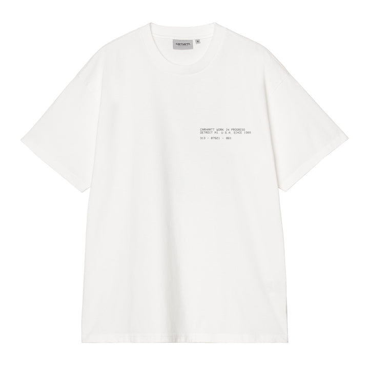 S/S Feather Progress T-shirt White