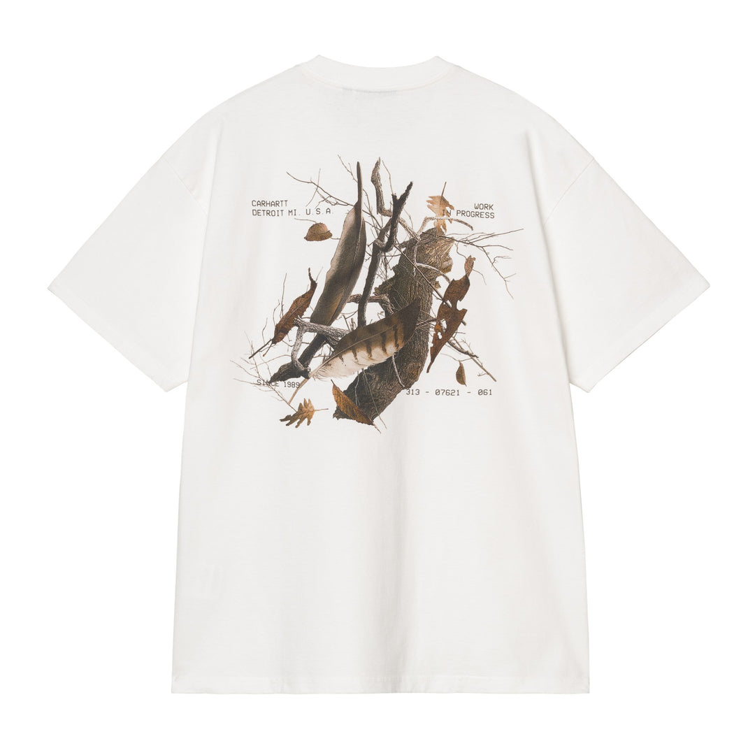 S/S Feather Progress T-shirt White