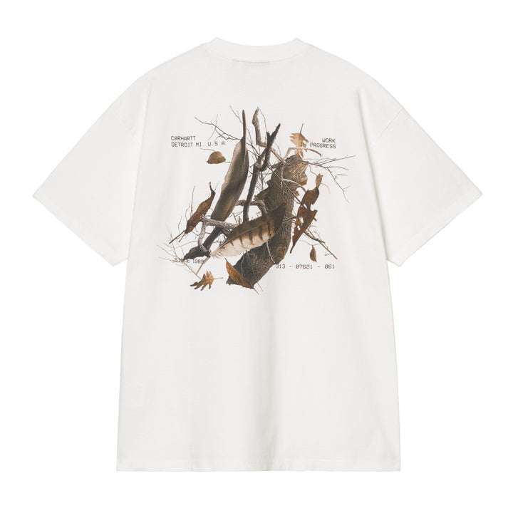 S/S Feather Progress T-shirt White