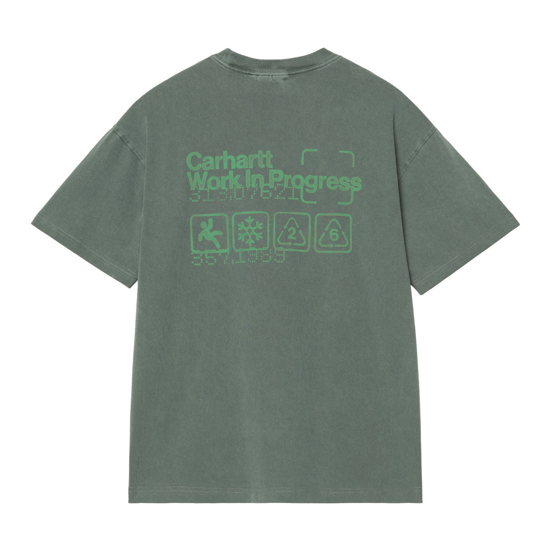S/S Boxed T-shirt Dark Scarab / Garment Dyed