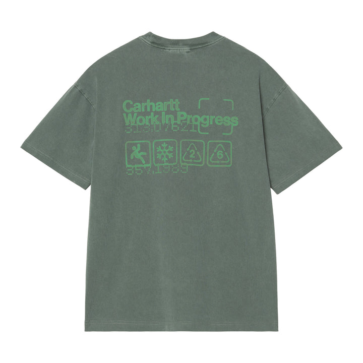 S/S Boxed T-shirt Dark Scarab / Garment Dyed