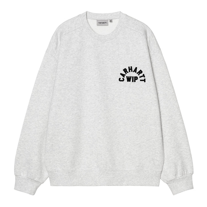 Arch Script Sweat Ash Heather / Dark Navy / Stone Washe