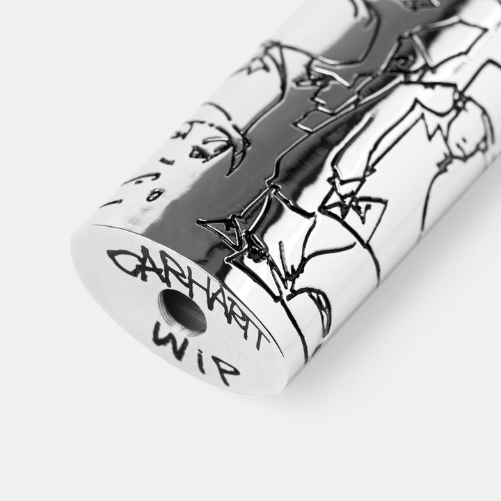 Blinkerfluid Bic Metal Lighter Case Silver